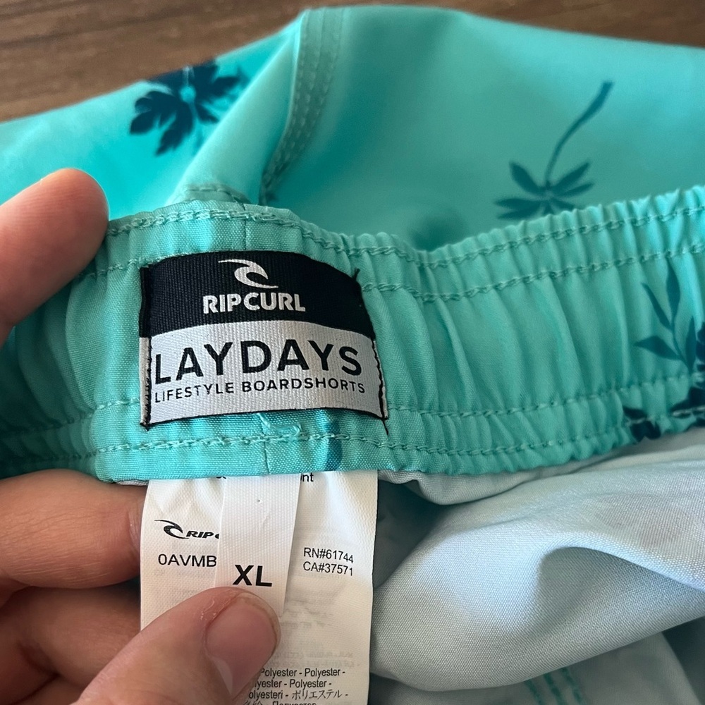 Ripcurl Laydays Lifestyle Boardshorts Blue Size XL NWT - Picture 11 of 11